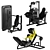 FitFlex Gym Equipment 3D model small image 1
