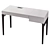 MOD Interiors MARBELLA Writing Desk - Sleek and Sophisticated Design 3D model small image 1