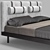 MOD Interiors Marbella Bed: Sleek Design with Walnut Finish 3D model small image 3