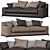 Modern Frieman Sofa: Stylish and Comfortable 3D model small image 2