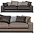 Modern Frieman Sofa: Stylish and Comfortable 3D model small image 3