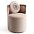 Luxury Fendi Casa Thea Armchair 3D model small image 6