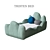 Luxury Dream Tristen Bed 3D model small image 1