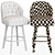 Maris Swivel Bar Stool: Sleek & Stylish 3D model small image 2