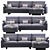 Modular Harmony Sofa: Sleek, Stylish, & Versatile 3D model small image 7