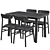 Norråker & Rönninge: Stylish Birch Dining Set 3D model small image 4