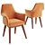 Elegant Wood Armchair: Viva 3D model small image 1