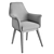 Elegant Wood Armchair: Viva 3D model small image 3