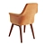 Elegant Wood Armchair: Viva 3D model small image 4