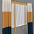 Adjustable Curtain with Sheer Bow-Tie Accents 3D model small image 2