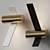 Elegant Nastro Wall Light 3D model small image 1