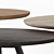 Jardan Flo Low Tables: Stylish Options in Various Sizes and Finishes 3D model small image 5