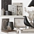 Modern Decor Set: Eames Bird, Ceramic Vase, Eucalyptus 3D model small image 3