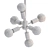 Sleek Mobile Chandelier: Small 3D model small image 2