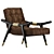 ETRO Masai: Modern Armchair Design 3D model small image 6