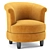 Modern Swivel Chair: Phoebe 3D model small image 1