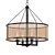 James Allan Sutter 4-Light Chandelier 3D model small image 1