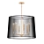 Kichler Linara 6-Light Chandelier: Elegant Illumination for Any Space 3D model small image 1