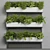 Modern Metal Wall Vase for Indoor Plants 3D model small image 2
