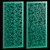 Elegant Carved Decor Panels 3D model small image 1