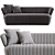 Joseph 2014 Sofa: Sleek, Stylish and Spacious 3D model small image 1