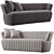 Joseph 2014 Sofa: Sleek, Stylish and Spacious 3D model small image 3