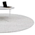 Elegant Circle Rugs | No. 0197 3D model small image 2