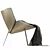 Contemporary Jester Armchair: Stylish & Comfortable 3D model small image 2