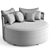 Luxurious Fendi Casa Thea Loveseat 3D model small image 6