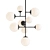 Elegant Orbit Chandelier for Stylish Homes 3D model small image 1