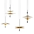Stylish Chandelier Combination 3D model small image 1