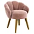 Sleek Purr Shell Chair: Perfect Blend of Comfort and Style 3D model small image 2