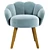 Sleek Purr Shell Chair: Perfect Blend of Comfort and Style 3D model small image 4