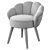 Sleek Purr Shell Chair: Perfect Blend of Comfort and Style 3D model small image 7