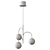 Elegant Chrome Pendant Lamp 3D model small image 2