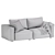 Coco Republic Soren 2-Seat Sofa 3D model small image 7