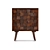 Elegant Wood Bedside Table | ZARA HOME 3D model small image 2