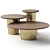 Sleek Daytona Rondo Coffee Tables 3D model small image 1