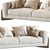 Sophisticated Softbay Sofa 3D model small image 3