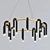 Paulson Floppy Chandelier: Modern Elegance 3D model small image 4