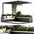 Elevate Rooftop Bliss: Pergola Patio Set 3D model small image 1