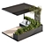 Elevate Rooftop Bliss: Pergola Patio Set 3D model small image 2