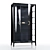 Elegant Showcase Wardrobe with Animated Doors 3D model small image 1