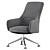 ErgoLux Modern Armchair 3D model small image 1