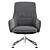 ErgoLux Modern Armchair 3D model small image 2