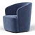 Ritz 2013 Armchair: Sleek and Stylish 3D model small image 4