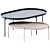 Sleek Metal Coffee Tables 3D model small image 1