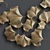 Elegant Golden Ginkgo Leaf Decor 3D model small image 2