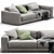 Modern Italian Design: Ditre Buble Sofa 3D model small image 1