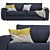 Modern Luxury Sofa Mithos - Dienne Salotti 3D model small image 1